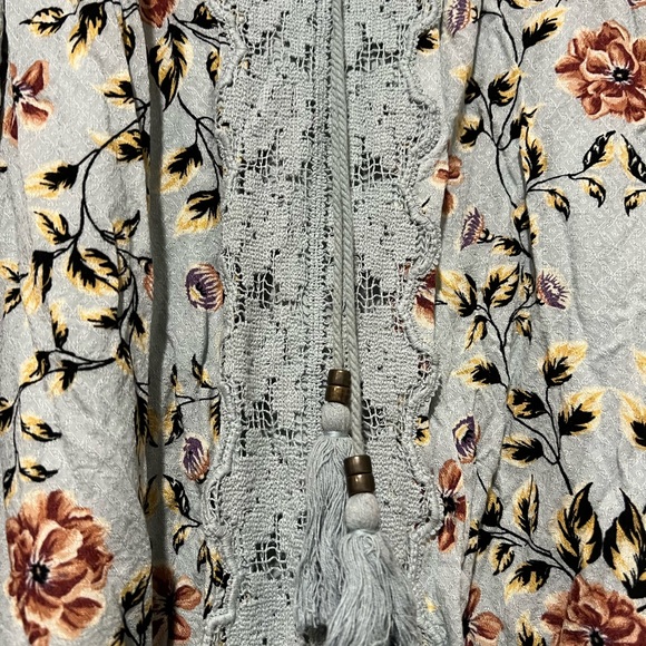 Xhilaration Blue Floral Formal Mini Dress - Picture 2 of 10